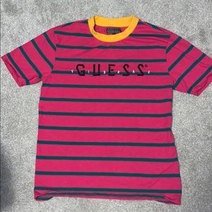 Guess X J Balvin Oversized Striped Logo Tee